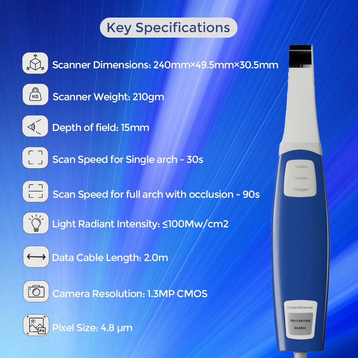 Waldent Intra Vue 800 Intraoral Scanner