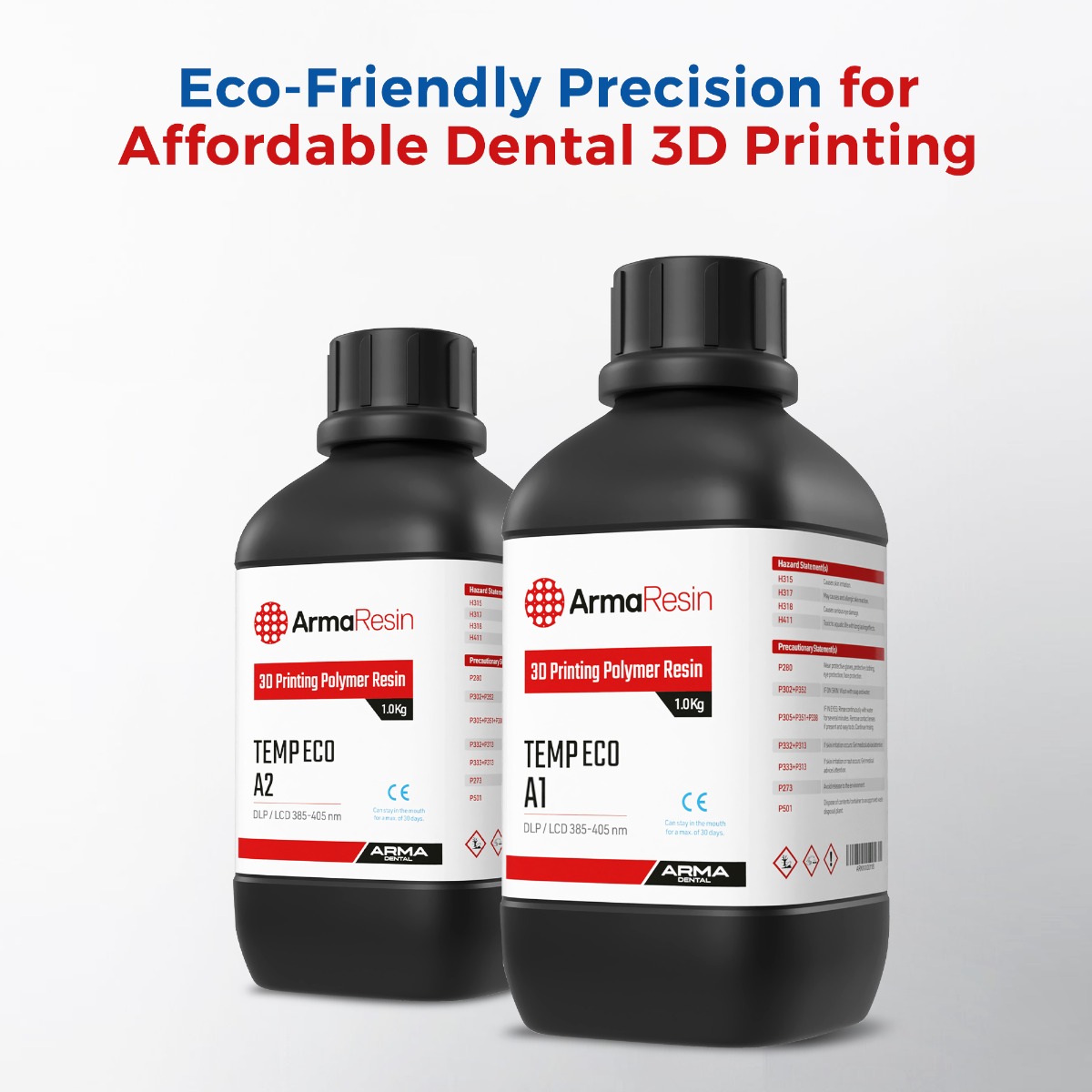 Arma Dental 3D Printing Resin - Temp Eco (1 KG)