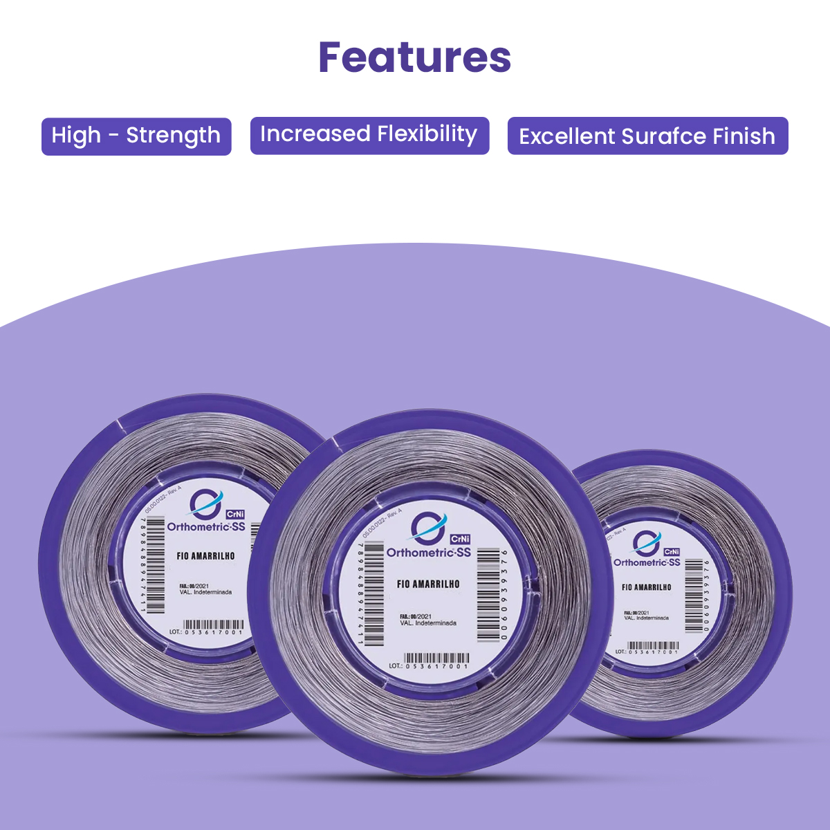 OrthoMetric SS Round Ligature Wire (40g)