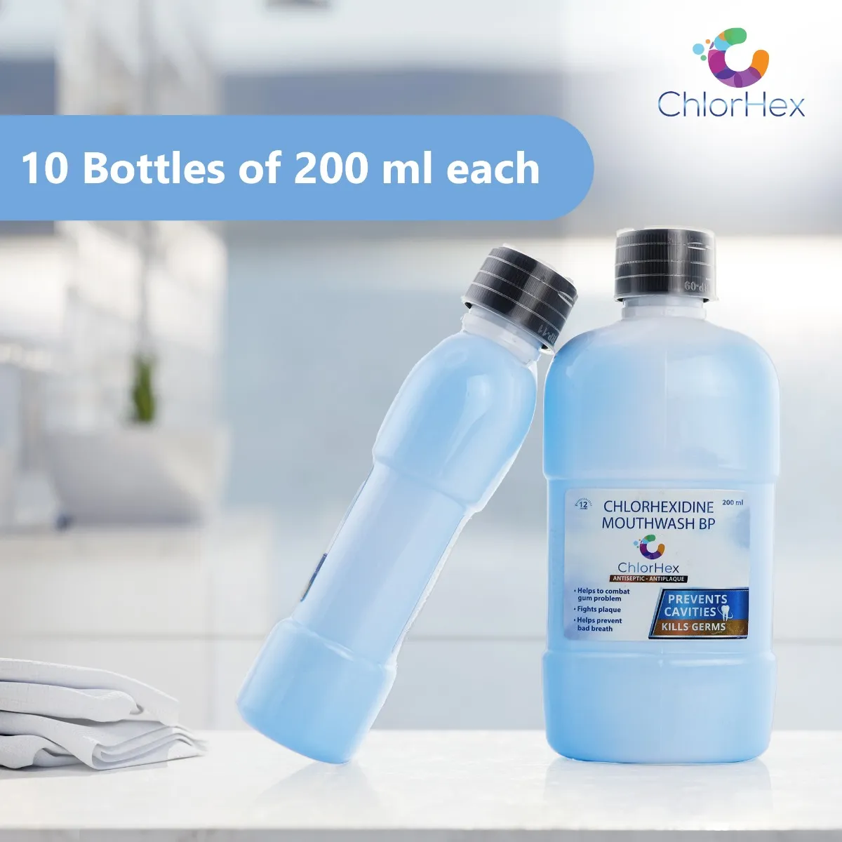 ChlorHex Mouthwash (Pack Of 10)