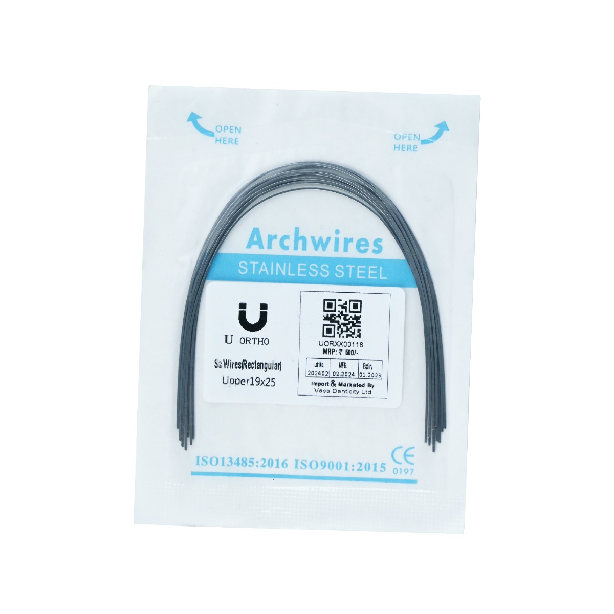 U Ortho Ss Wires (Rectangular)