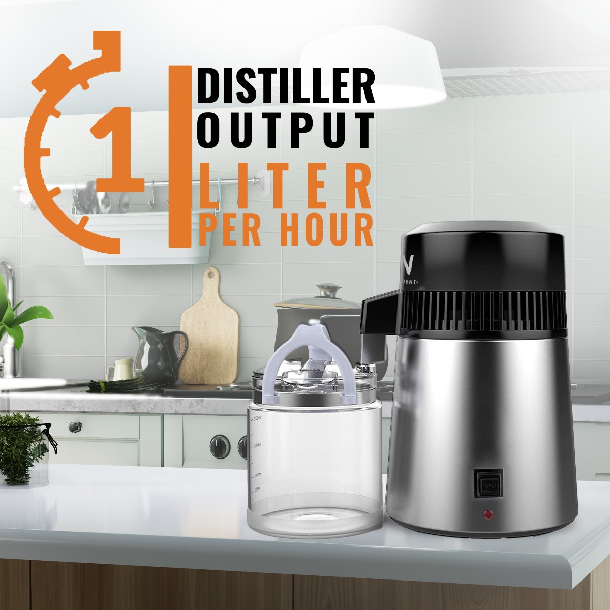 Waldent Water Distiller (Metal) Aqua-S (Refurbished)