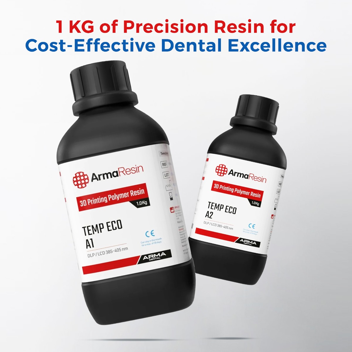 Arma Dental 3D Printing Resin - Temp Eco (1 KG)