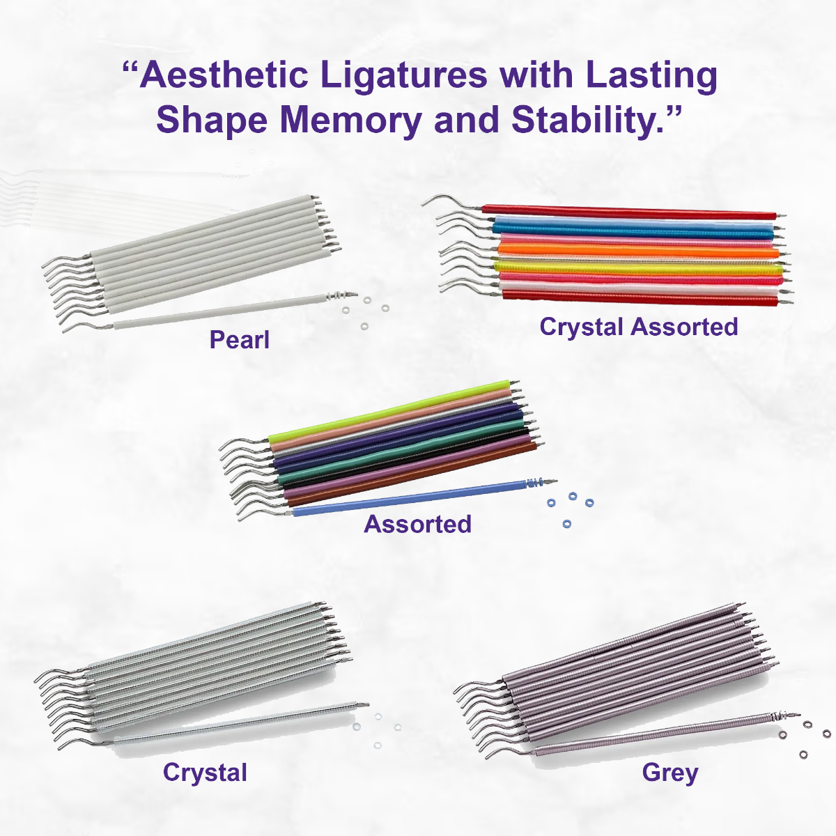 OrthoMetric Elastomerics Stick Ligature (Pack of 10 Sticks)