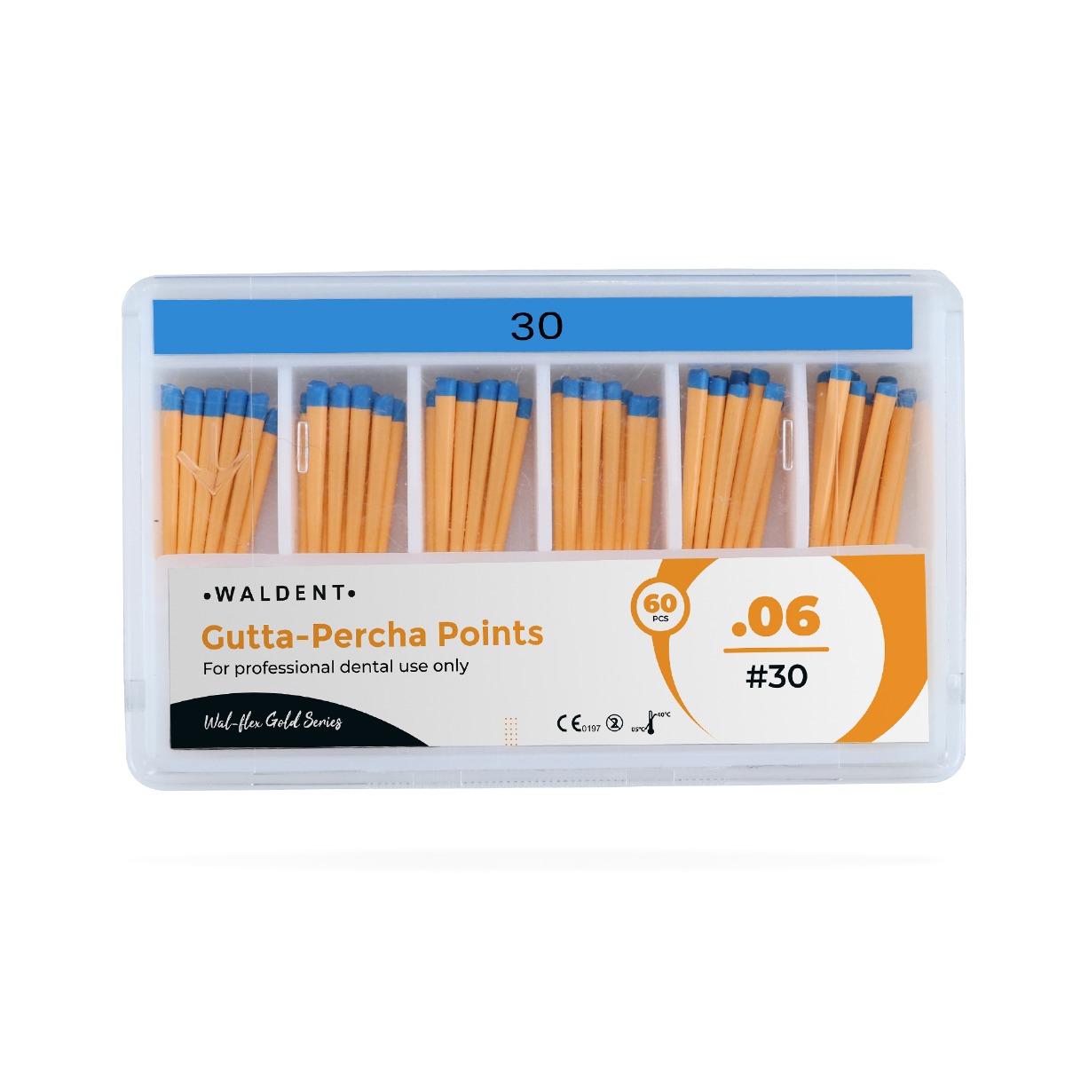Waldent Gutta Percha Points 6% #30