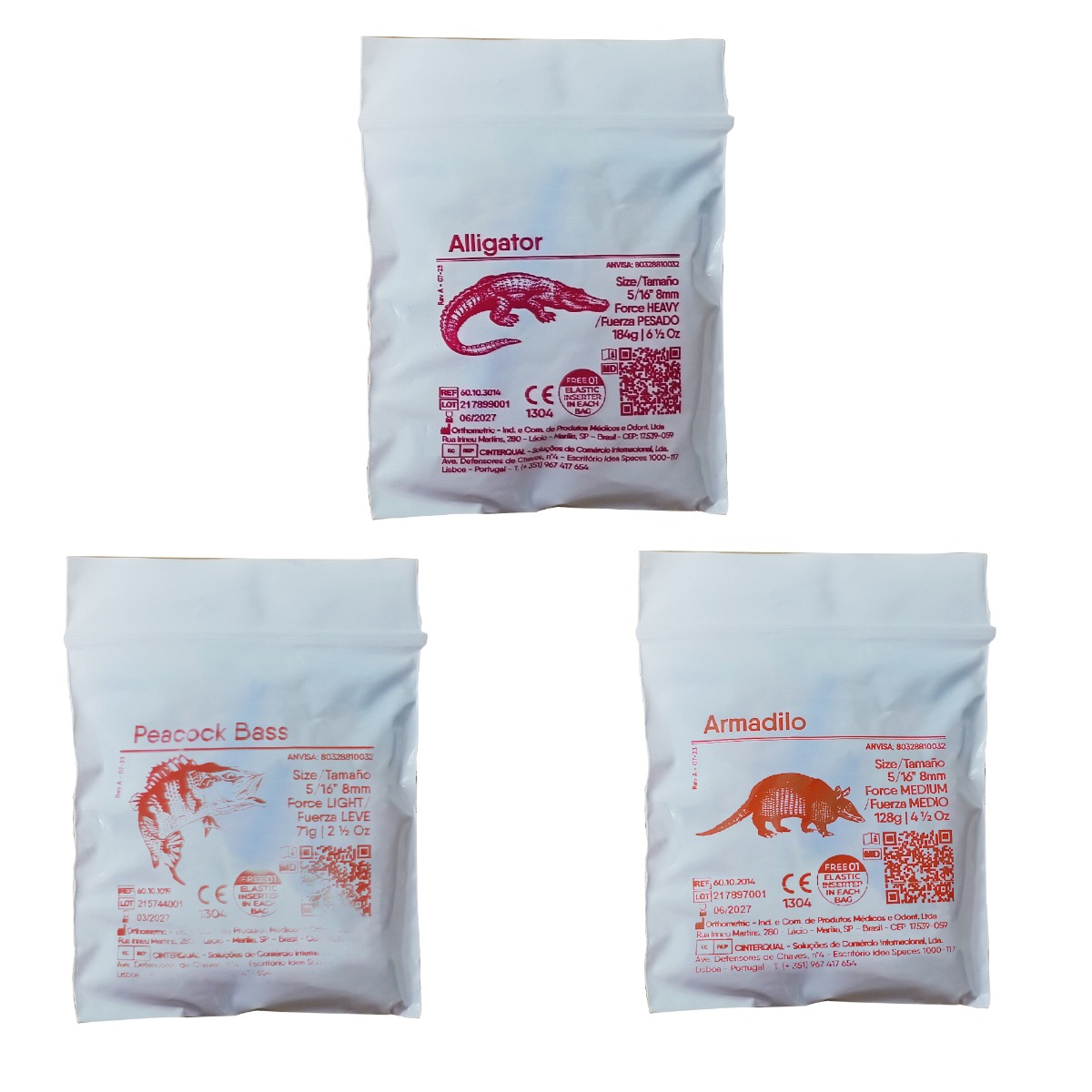 OrthoMetric Elastomerics Intraoral Latex Elastic (Pack of 100) I One Free Elastic Inserter