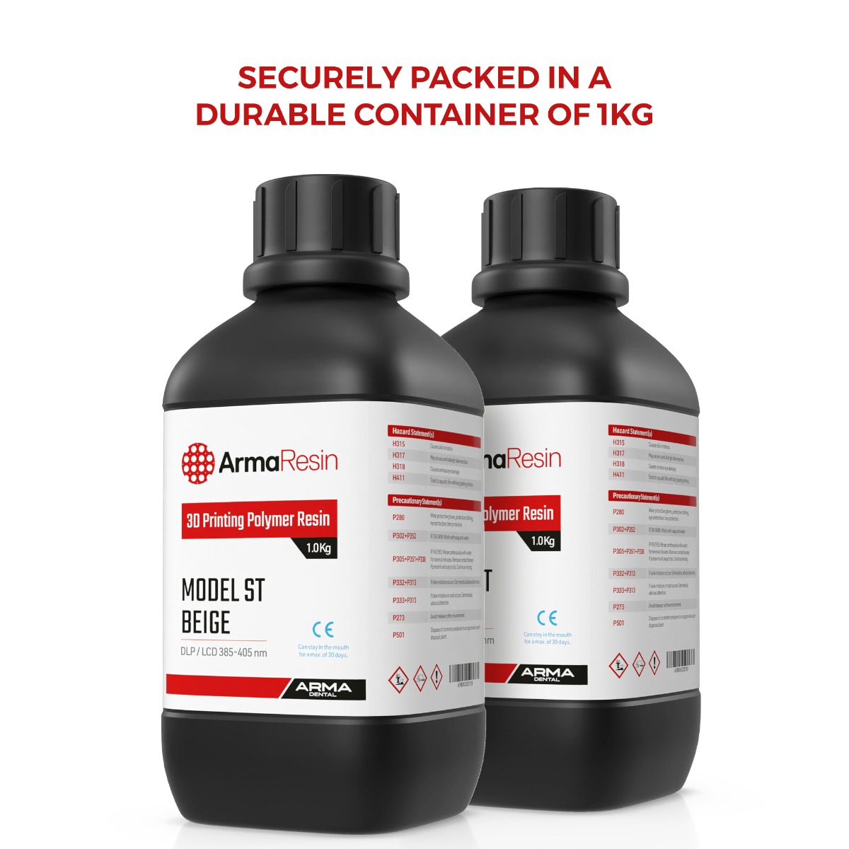 Arma Dental 3D Printing Resin - Model ST (1 KG) - Beige