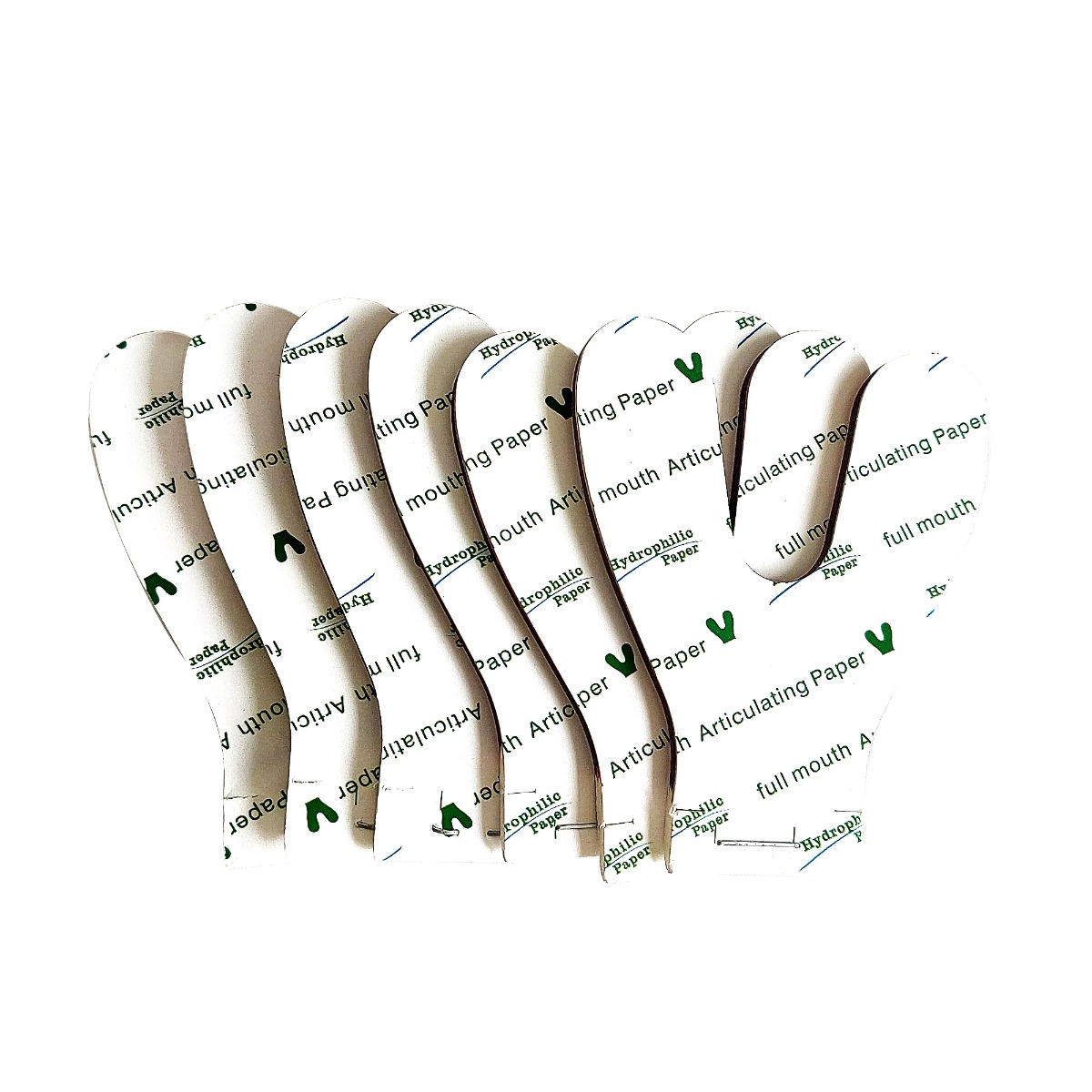 Alphadent Dental Articulating Paper Horseshoe Shape Booklet (Hydrophilic)