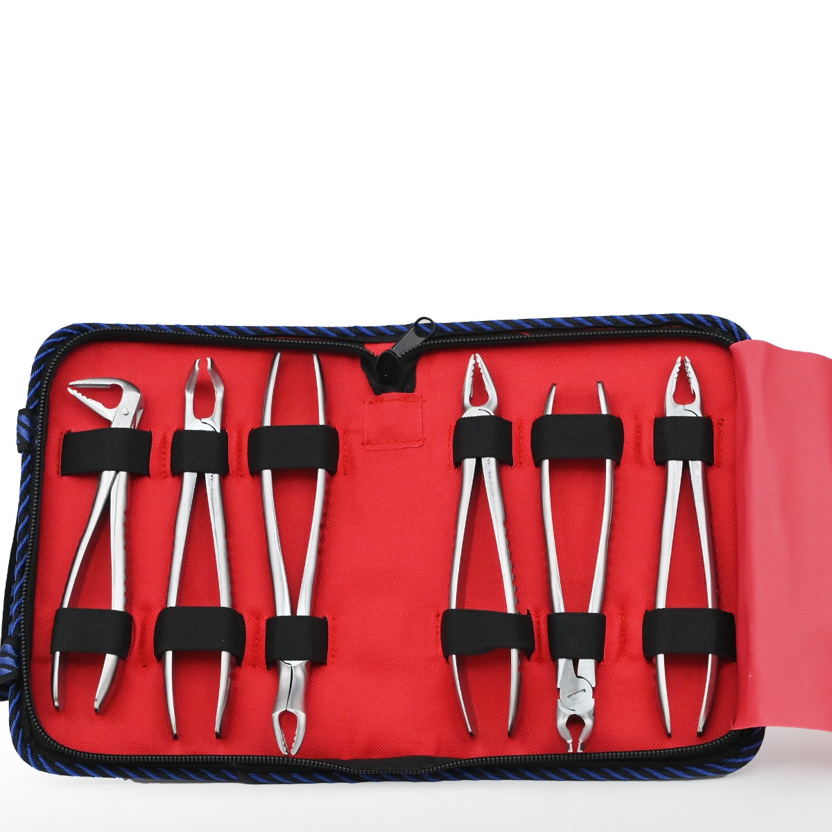 Waldent Atraumatic Extraction Instruments Forceps Kit Set of 6 - Coarse Serrations K1/5