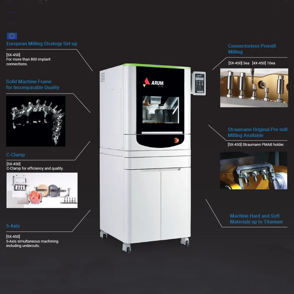 Arum 5X-450 CAD/CAM Milling Machine