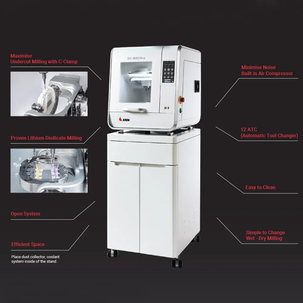 Arum 5X-300 Pro CAD/CAM Milling Machine