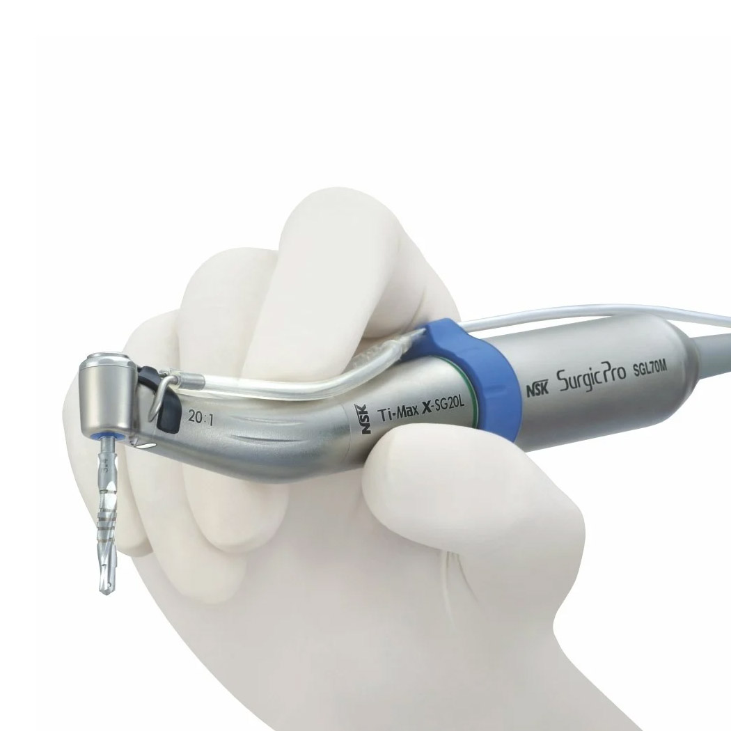 NSK TI-Max X-SG20L 20:1 Implant Handpiece (Optic)