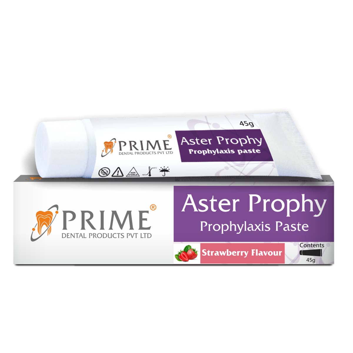 Prime Dental Aster Prophy - Strawberry Flavour (Pack of 5)