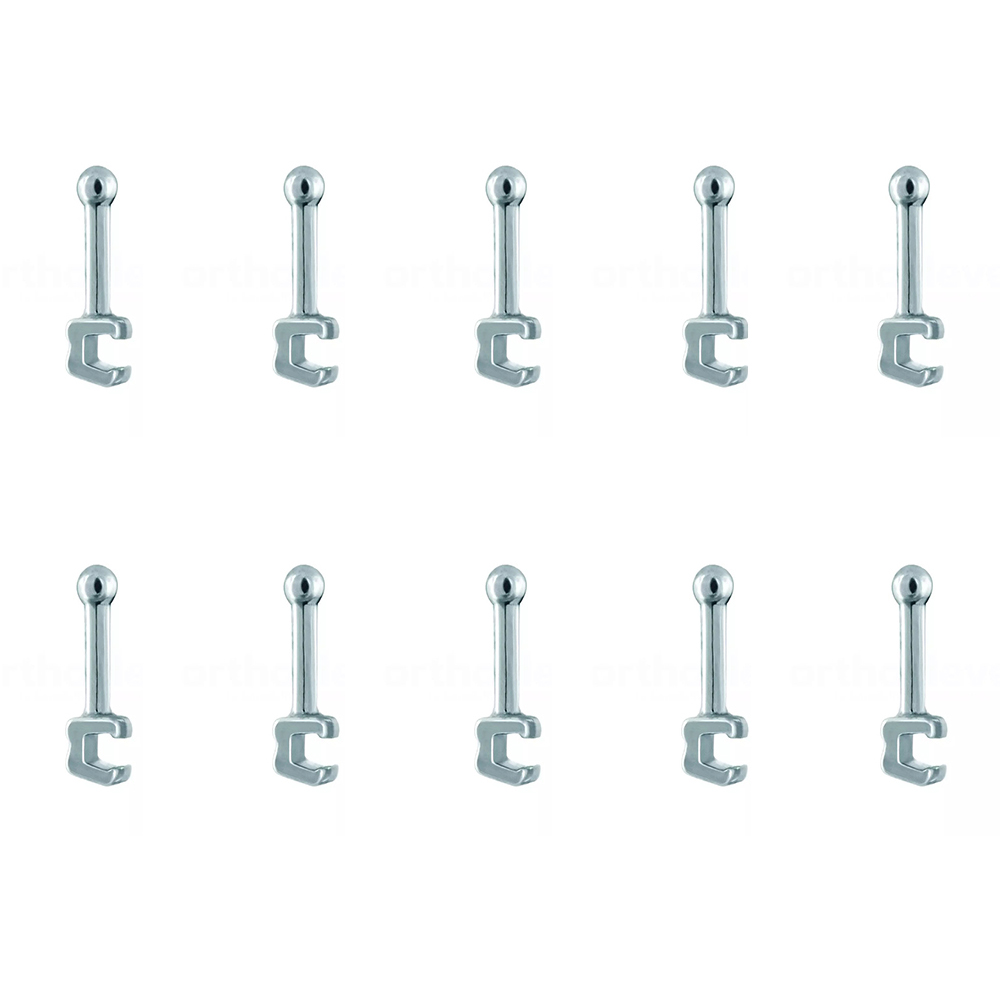 Ortho Direct Crimpable Ball Hooks (Pack of 10)