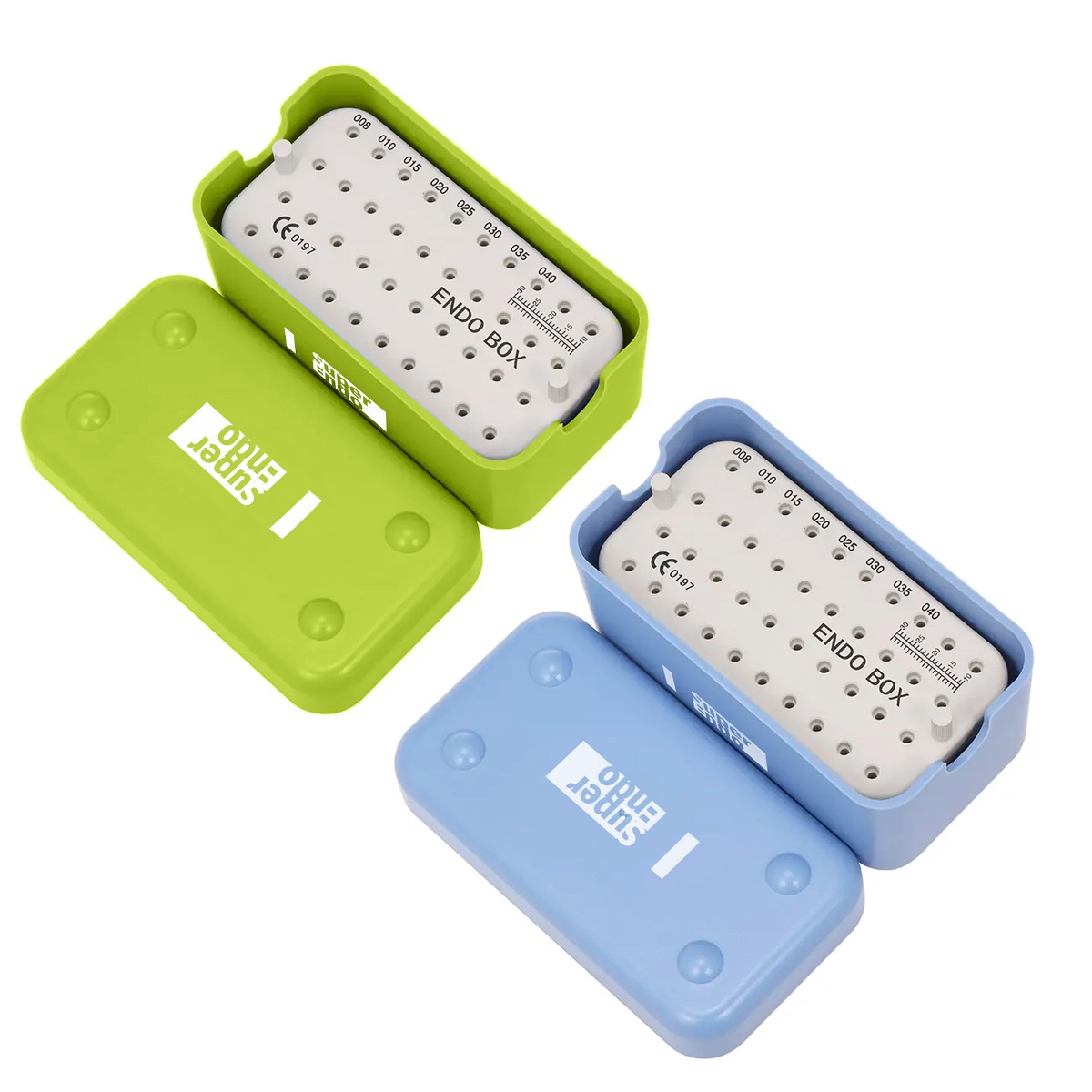 Dental File Holder 10x Dental 16 Holes Bur Endo Files Block Holder ...