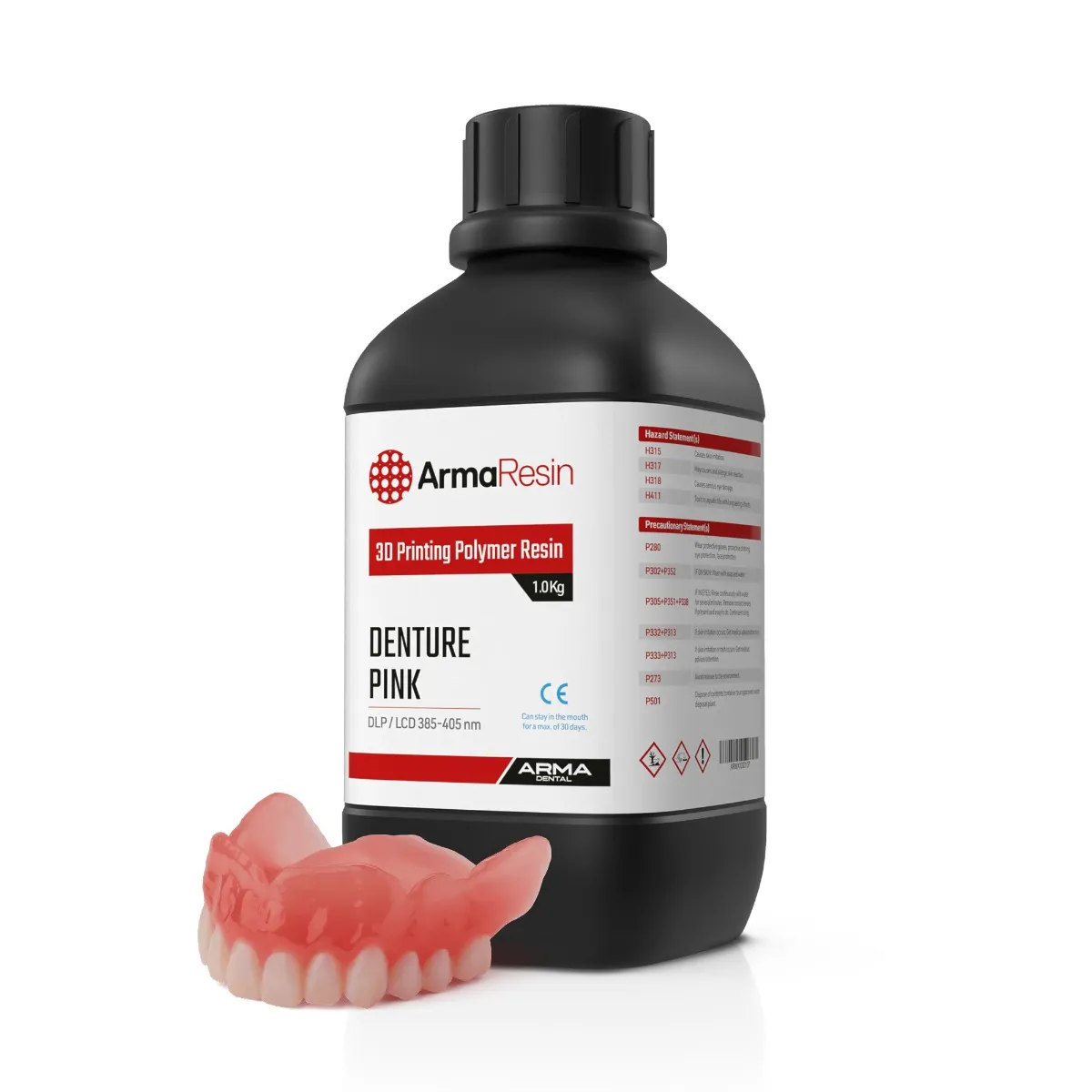 Arma Dental 3D Printing Resin - Denture (1 KG) - Pink