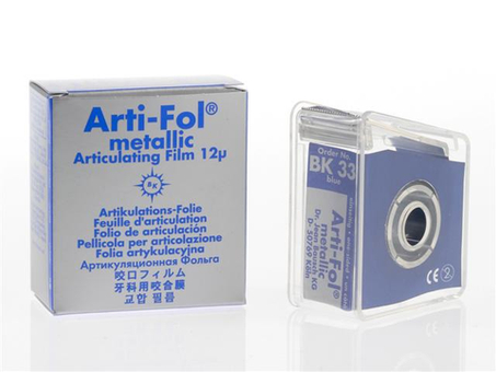 Bausch Dental Arti Fol Metallic Shimstock Flim 12µ Microns