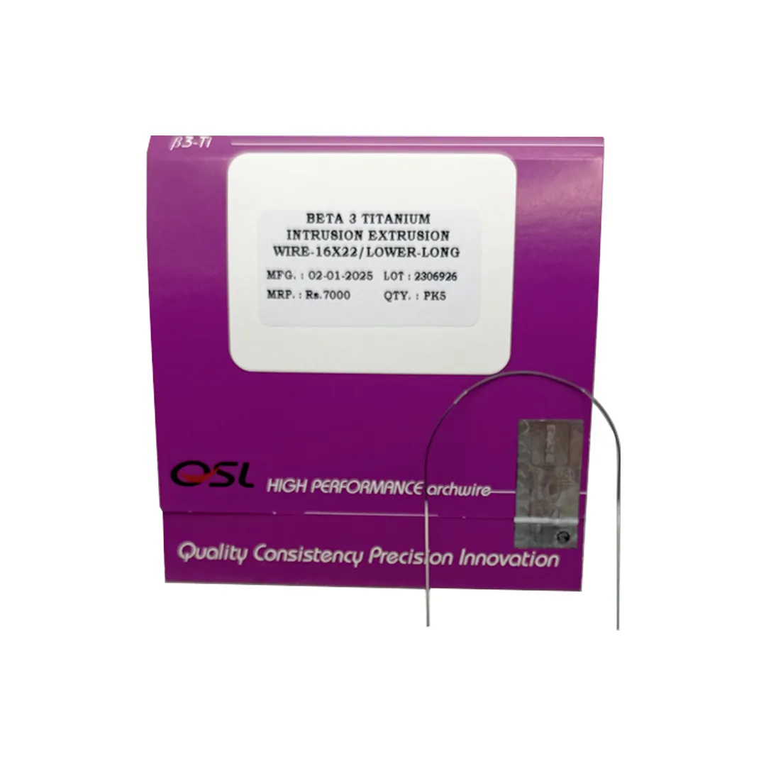 OSL Beta 3 Titanium CNA Intrusion Extrusion Archwires Long