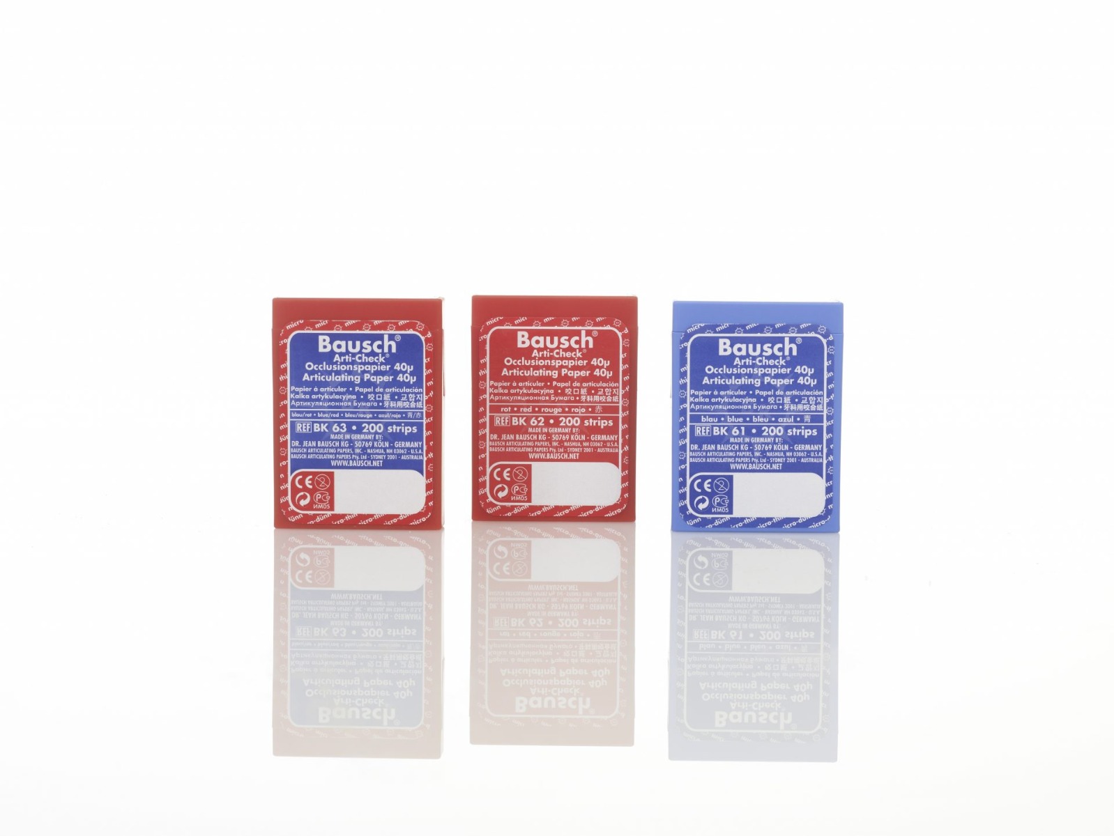 Bausch Arti-Check Dental Articulating Papers Micro Thin - 40µ Microns