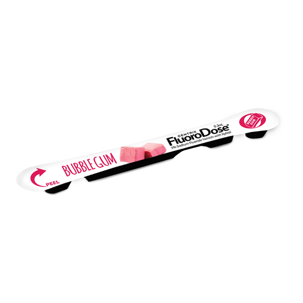 Centrix FluoroDose Sodium Fluoride Varnish Single Dose - 0.3ml ( Bubble Gum) | Pack Of 1