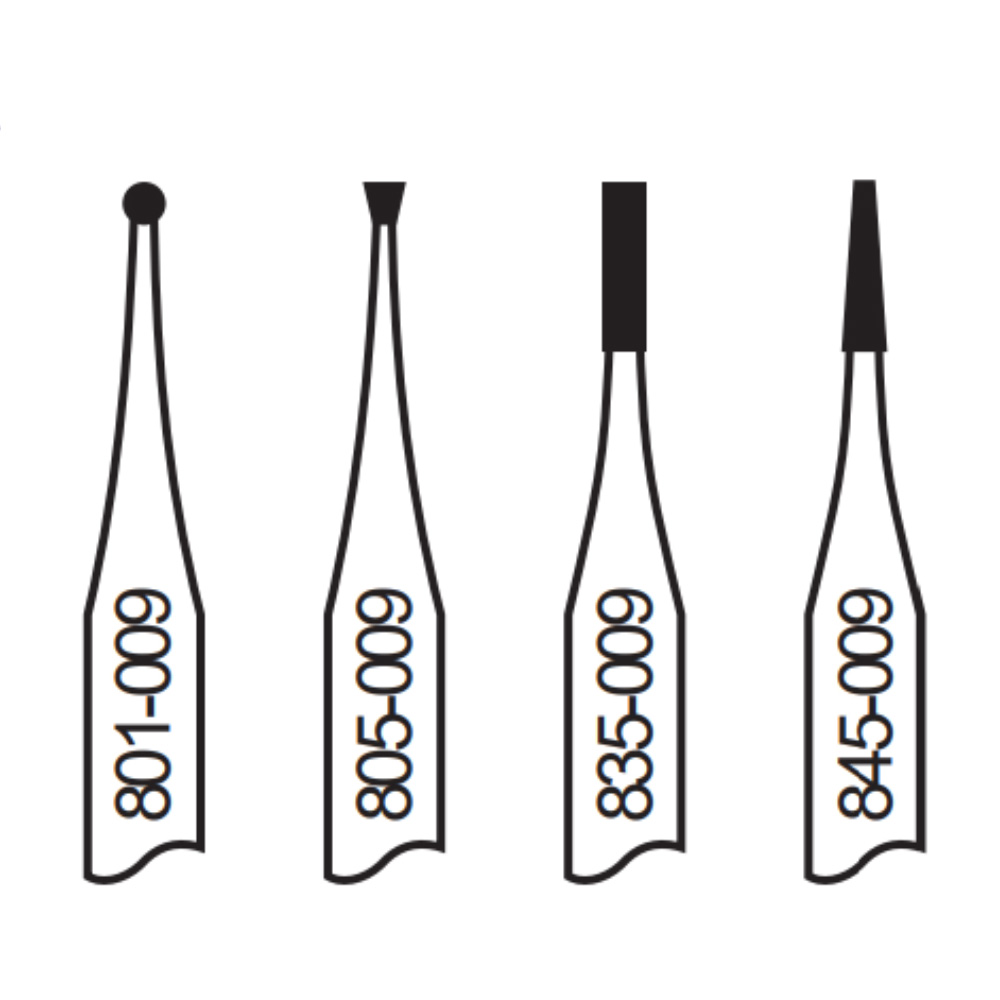 Pivo Micromotor Burs Kit - CA-09 (Set Of 4)