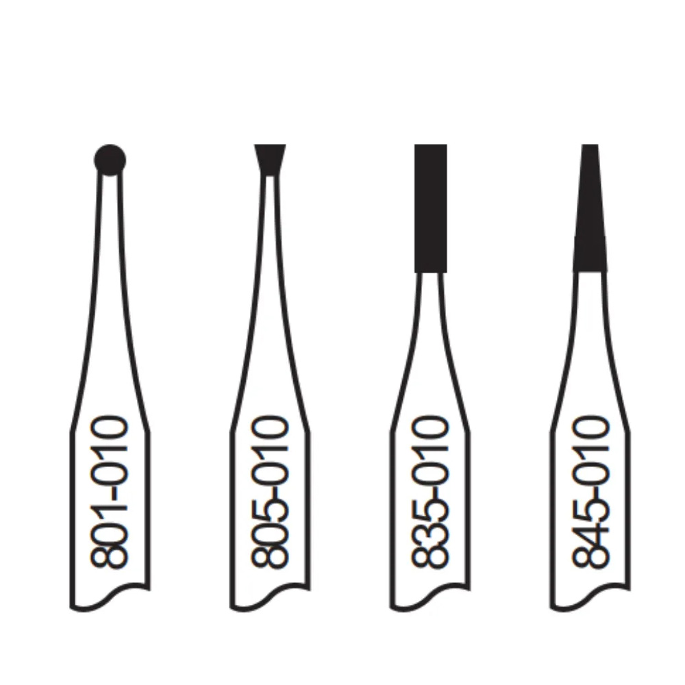Pivo Micromotor Burs Kit - CA-10 (Set Of 4)