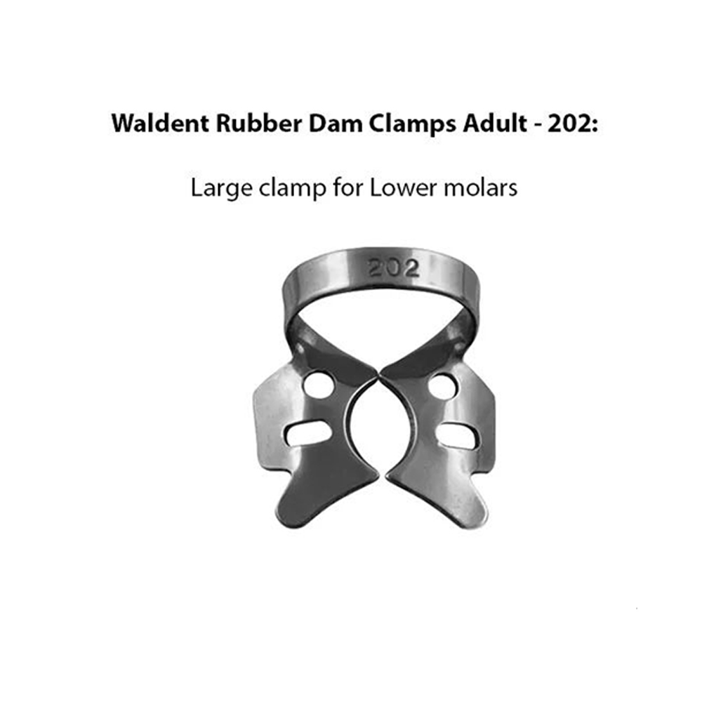 Waldent Rubber Dam Clamps Adult - 202 (16/126)