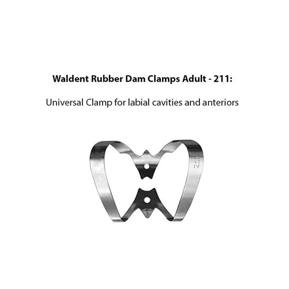 Waldent Rubber Dam Clamps Adult - 211 (16/131)