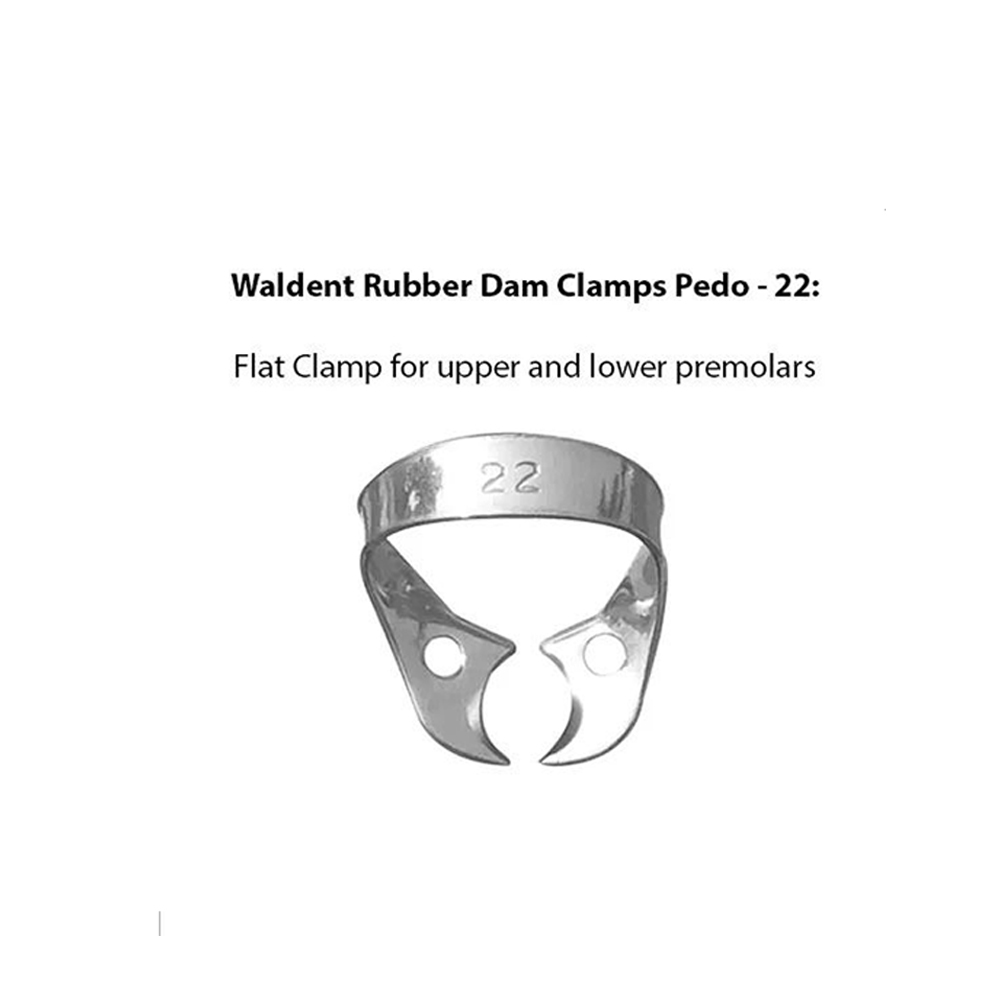 Waldent Rubber Dam Clamps Pedo - 22(16/115)