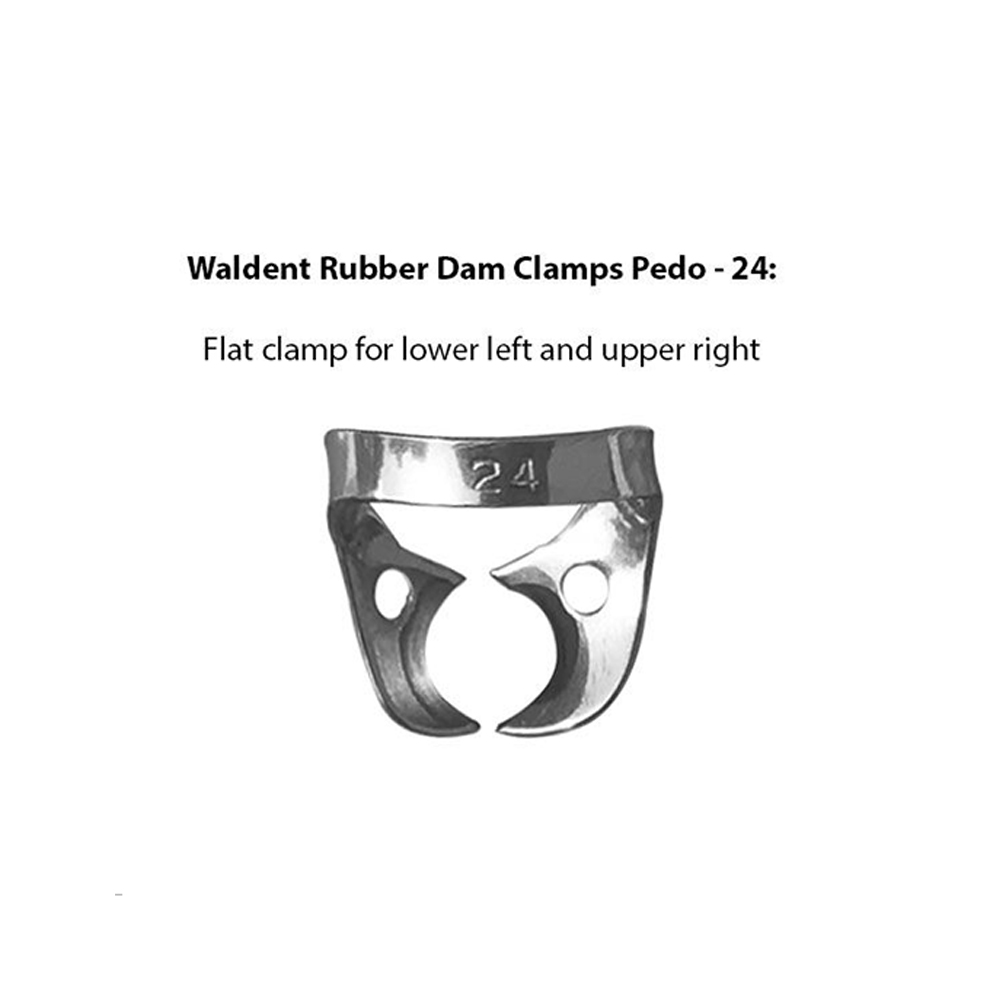 Waldent Rubber Dam Clamps Pedo - 24(16/116)