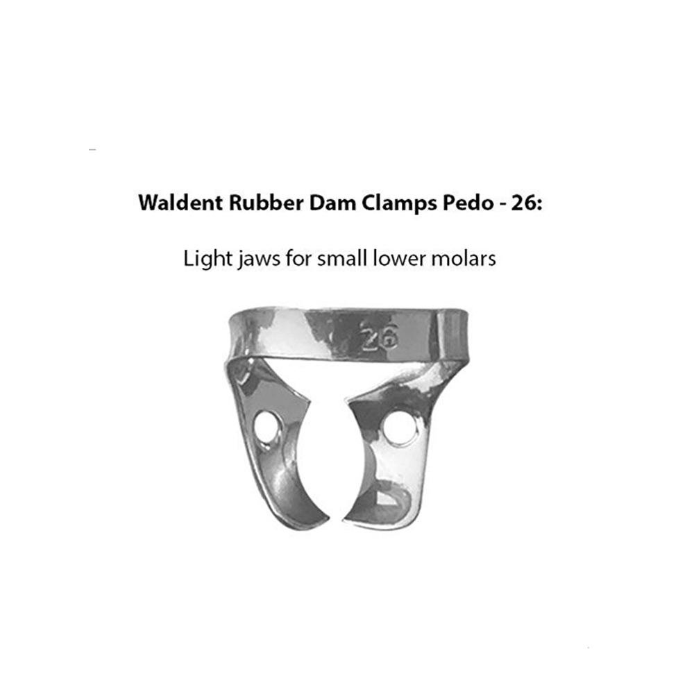 Waldent Rubber Dam Clamps Pedo - 26(16/118)