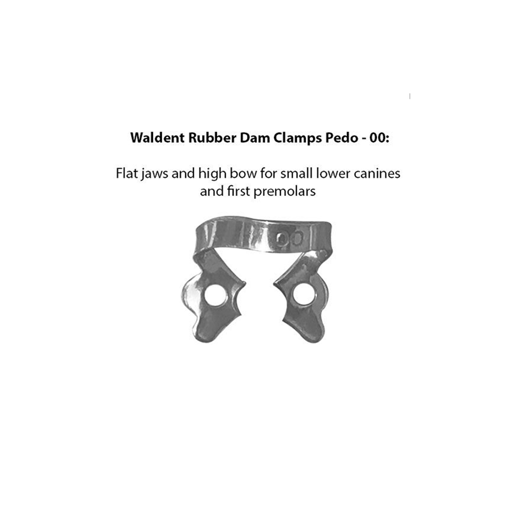Waldent Rubber Dam Clamps Pedo - 00(16/101)