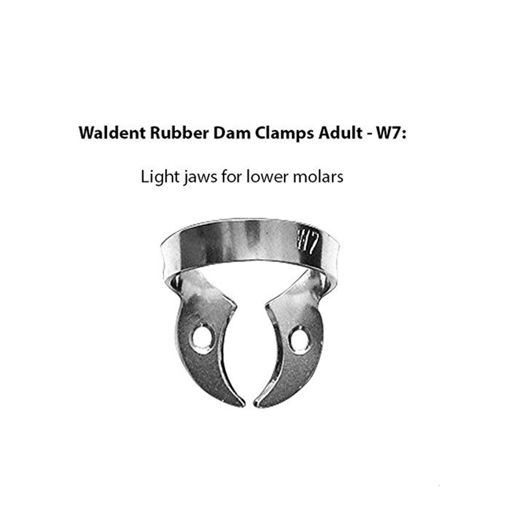 Waldent Rubber Dam Clamps Adult - W7 (16/122)