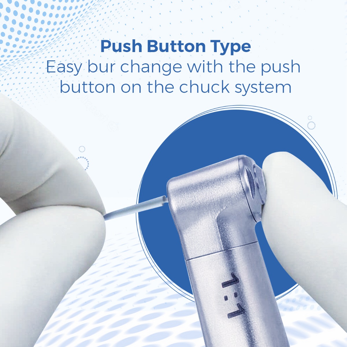 Waldent 1:1 Contra Angle Handpiece (W-150)