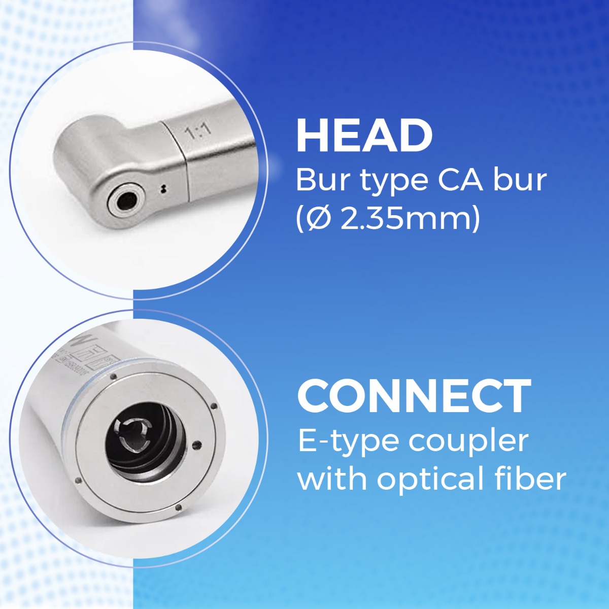 Waldent 1:1 Contra Angle Handpiece (W-150)