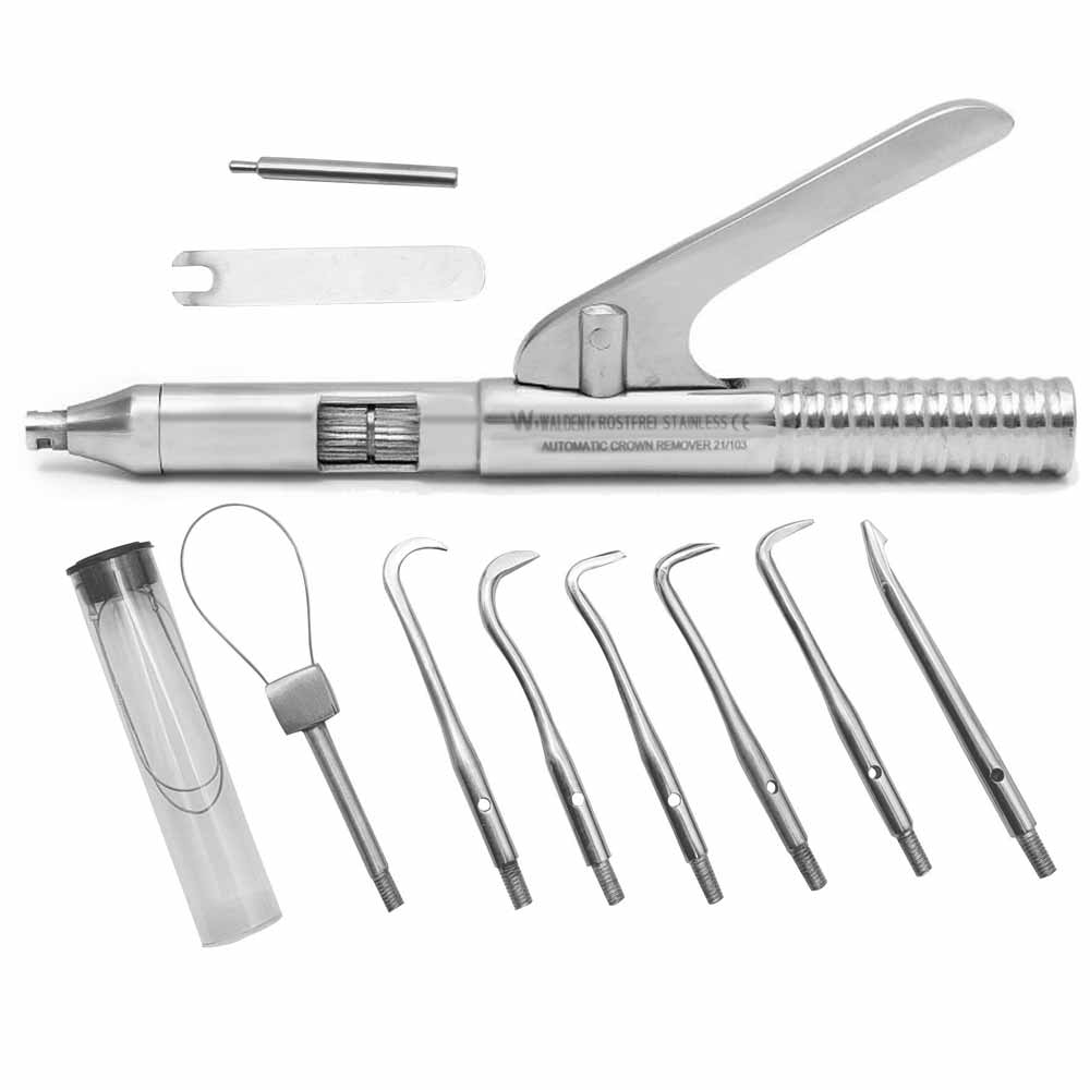 Slake Automatic Dental Crown Remover Gun Set – Surgical Oral Instrument Tool