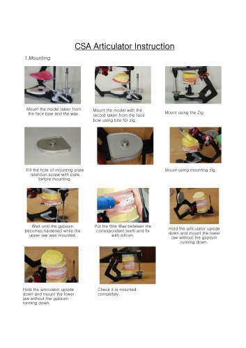 Corident C.S.A-600 Dental Articulator (adjustable type)