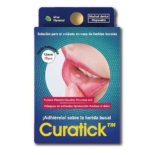 Curatick Oral Wound Dressing (Pack of 10) (Short Expiry 06-2026)