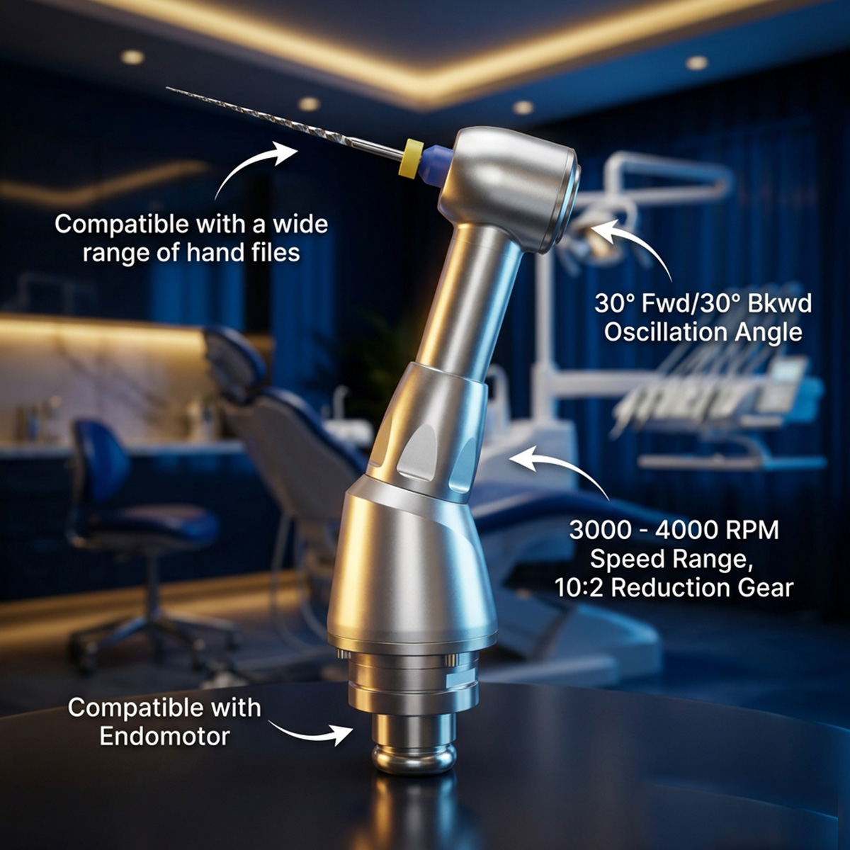 Dontics EMK400 K-File Reciprocation Handpiece