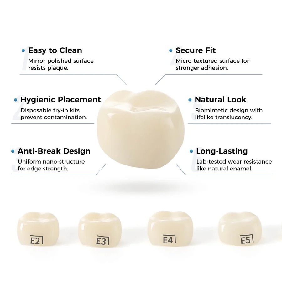 Pedo Crown Primary 2nd Lower Molar Refills