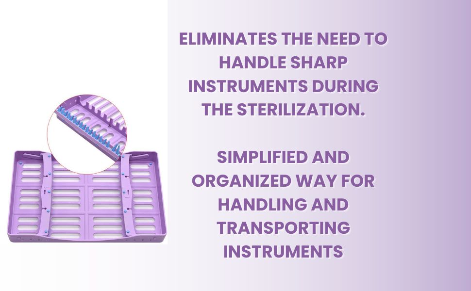 ET Dental Instrument Sterilization Cassette (Plastic)
