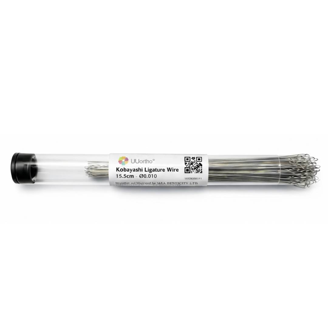 UU Ortho Kobayashi Ligature Wire 15.5cm -  ∅0.010" (Pack of 100)