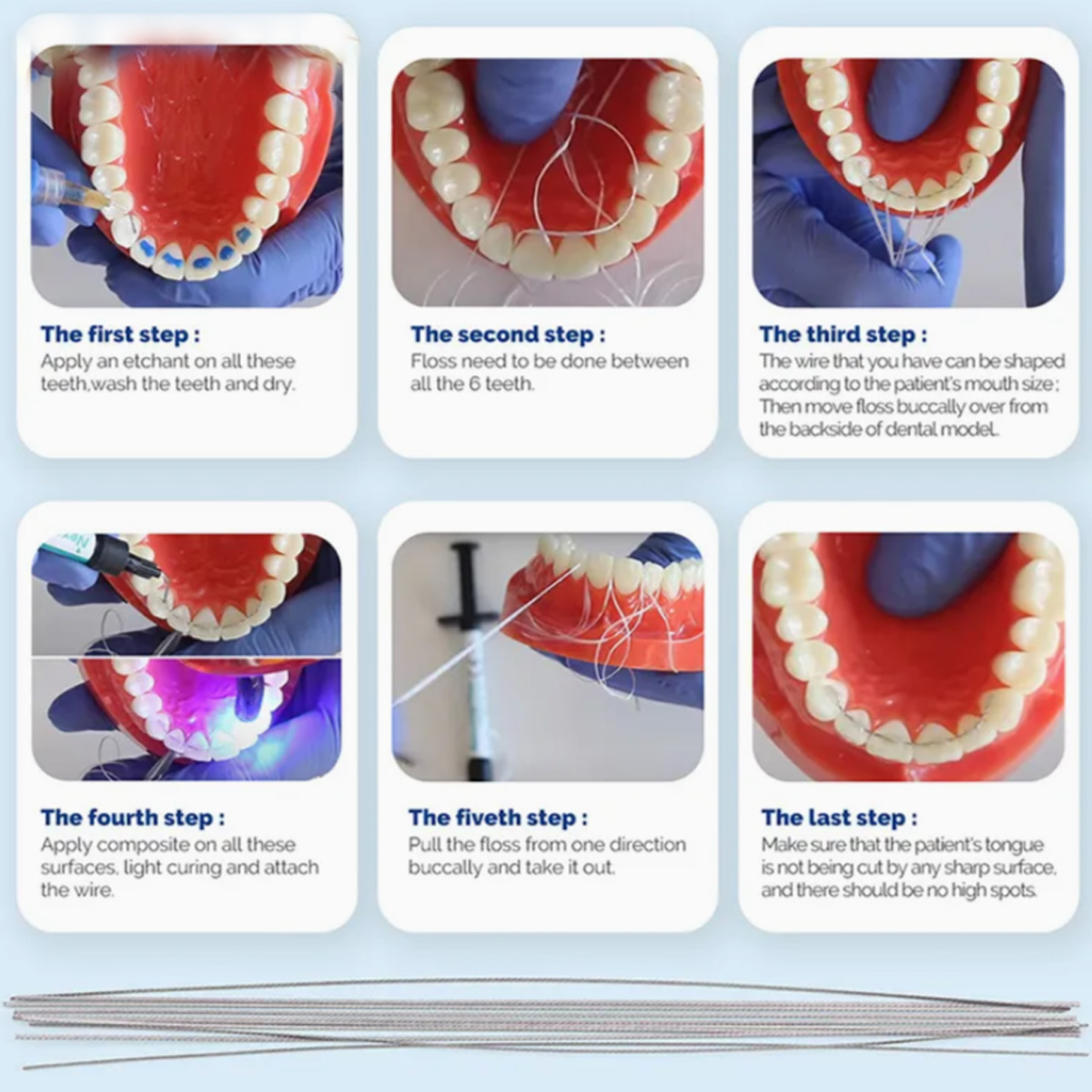 Ortho Direct Titanium Retainer Wire Pack of 10