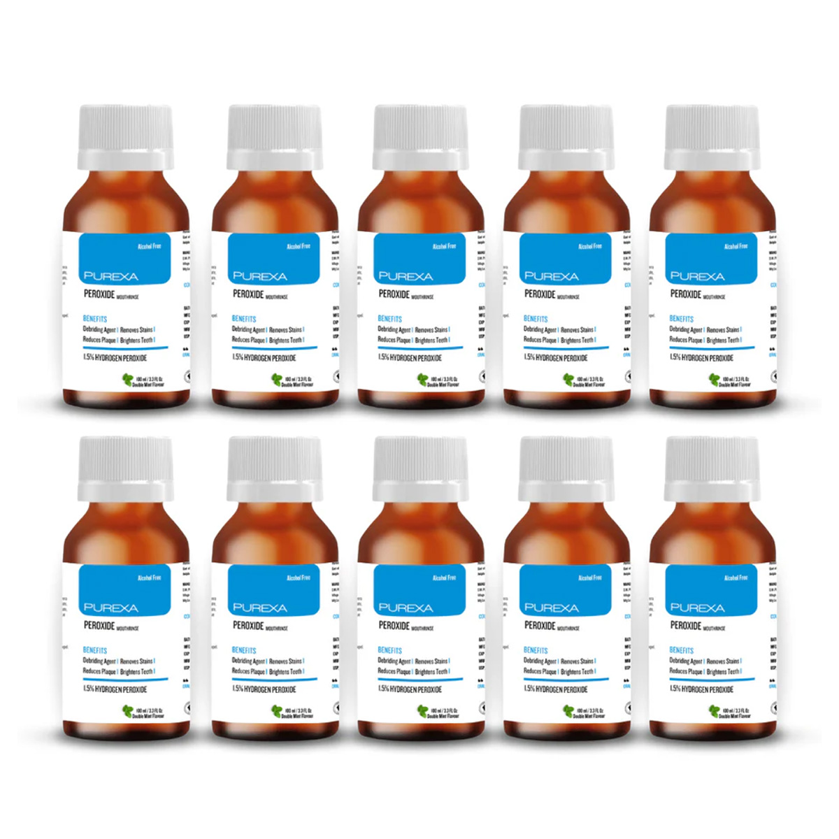 Purexa Peroxide Mouthwash (Pack Of 10)