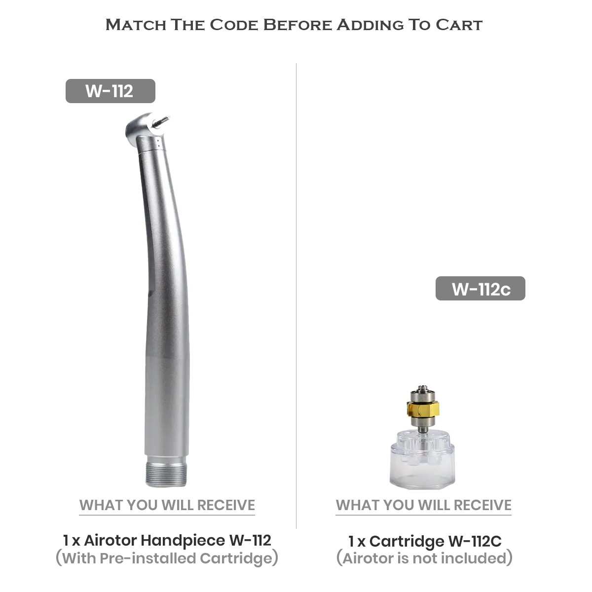 Waldent Eco Plus Airotor Handpiece And Cartridges