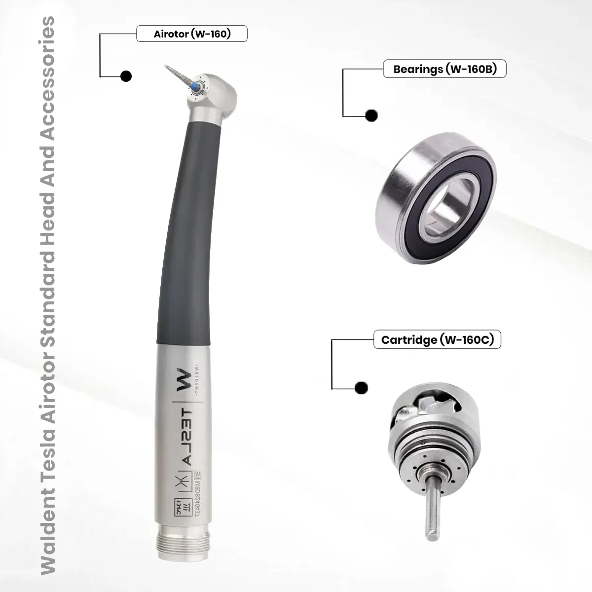 Waldent Tesla Airotor Standard Head And Accessories