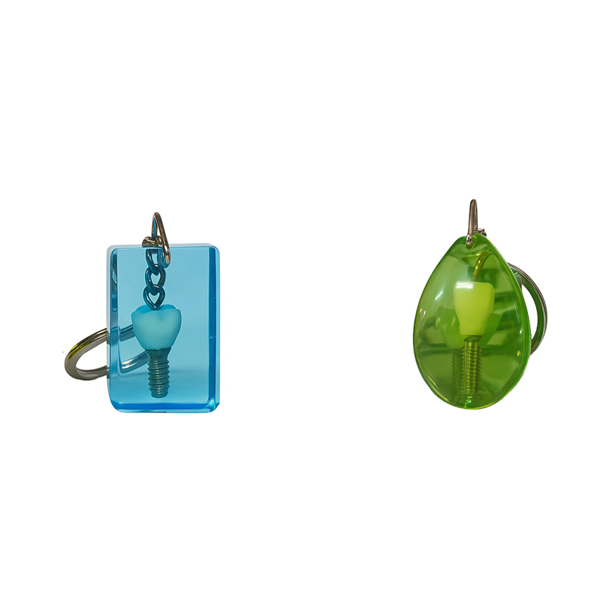 IDENTical Resin Block Keychain with Implant Model (3023)