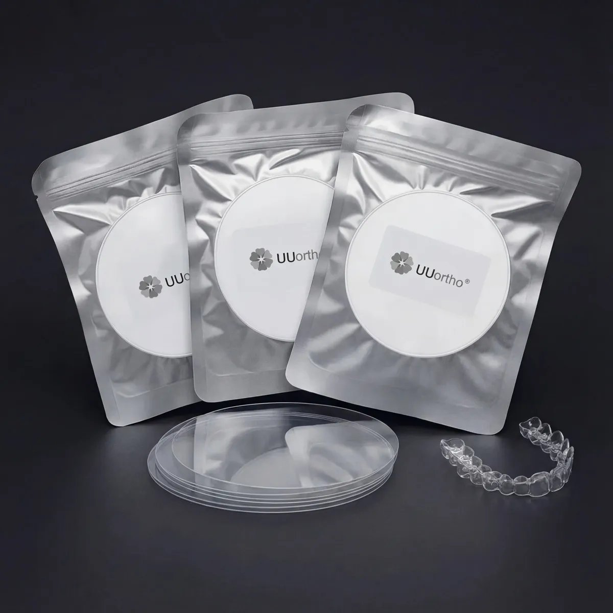 UU Ortho TriAlign Pro Multi-Layer Aligner Sheets - Round (Pack of 10)