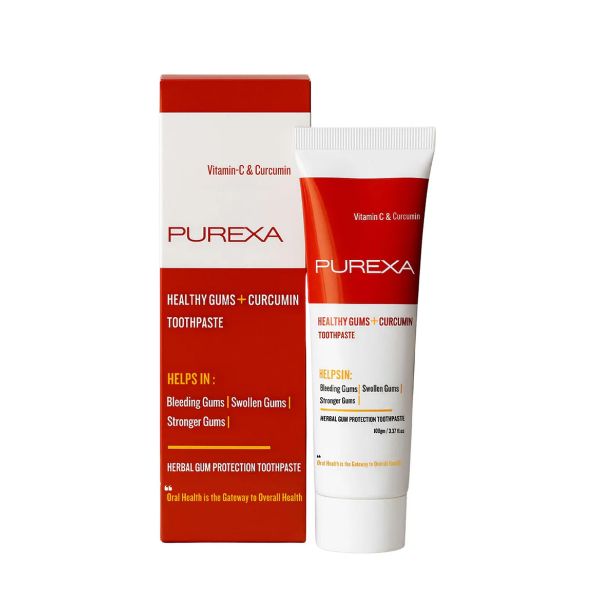 Purexa Healthy Gums + Curcumin Toothpaste (Pack Of 10)