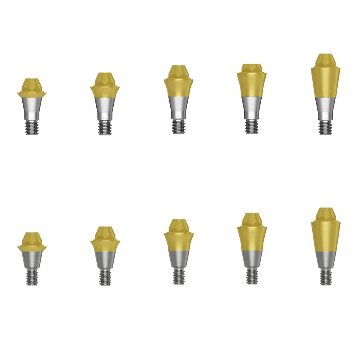 Dentaltech Korean Implant Compatible Multi Unit Straight Abutments